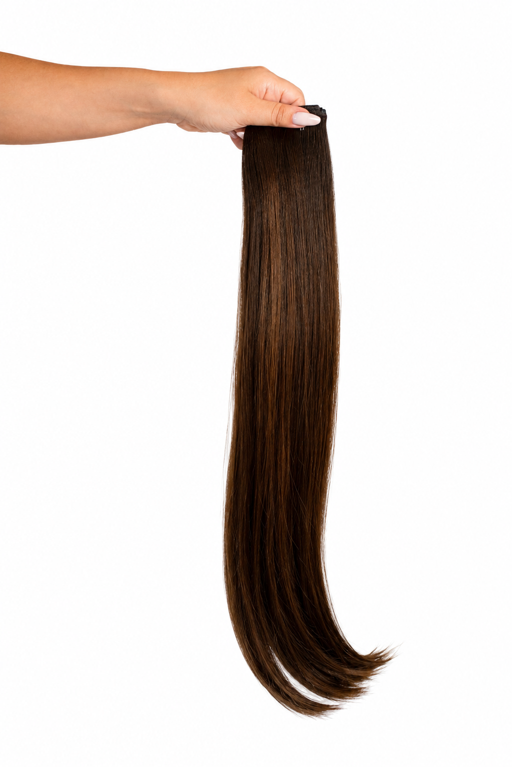 VOLUME SEAMLESS WEFT 22" - RICH BRUNETTE