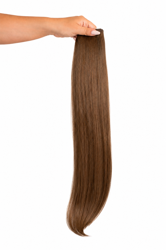 VOLUME SEAMLESS WEFT 22" - ASH BROWN