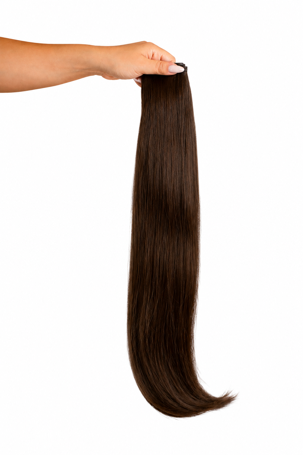 VOLUME SEAMLESS WEFT 22" - DARK BROWN